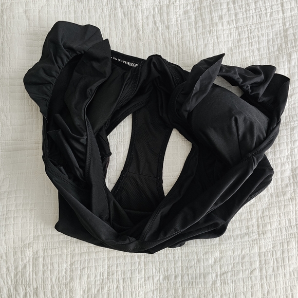 Cupshe Black Plus Size Swimsuit 0X - Picture 6 of 7